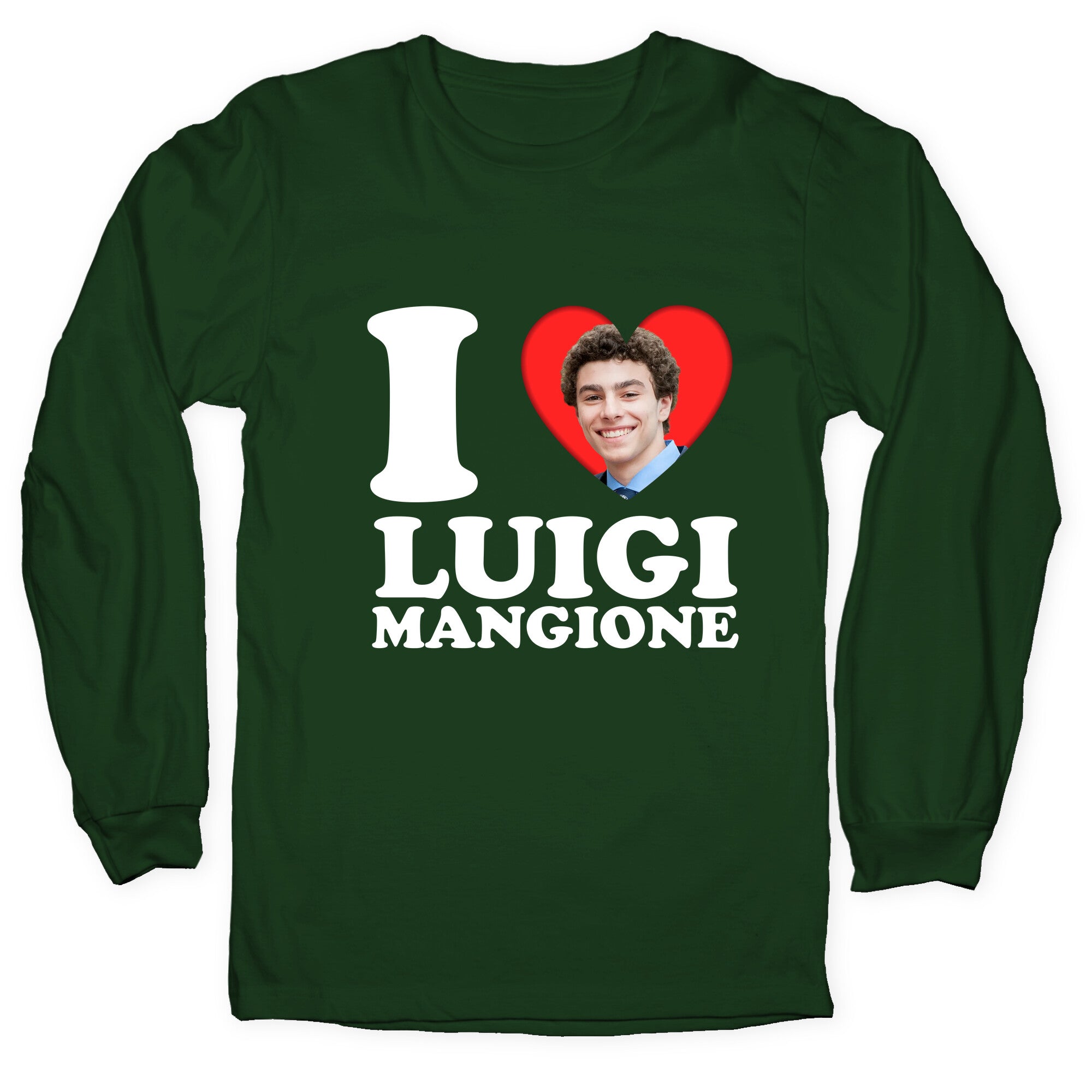 I Heart Luigi Mangione Longsleeve Tee